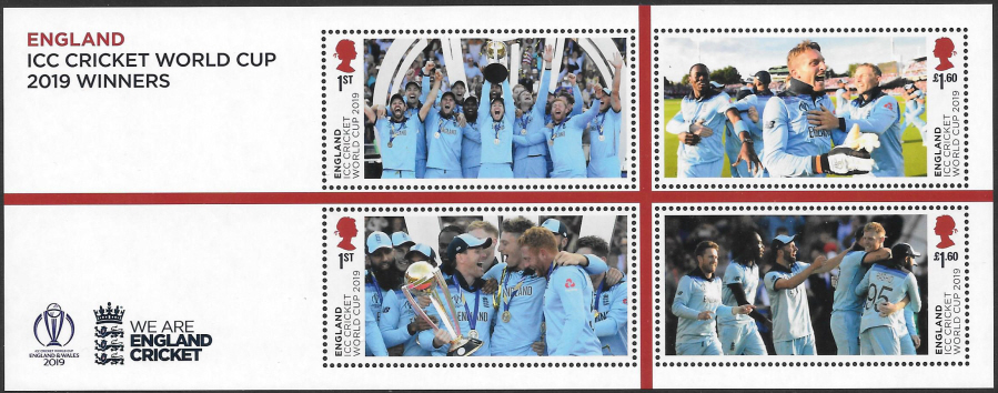 (image for) MS4274 ICC Cricket World Cup 2019 Winners Non-Barcoded Miniature Sheet - Click Image to Close